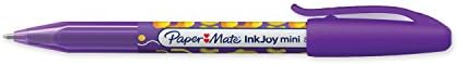 Paper Mate Inkjoy Mini Pents Pens | נקודה בינונית נשלפת | עטיפות פופ ממתקים | 6 ספירה